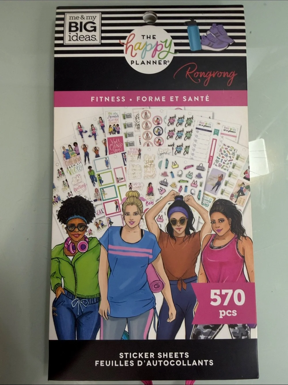 The Happy Planner Fitness Sticker Pack - Multicolor
